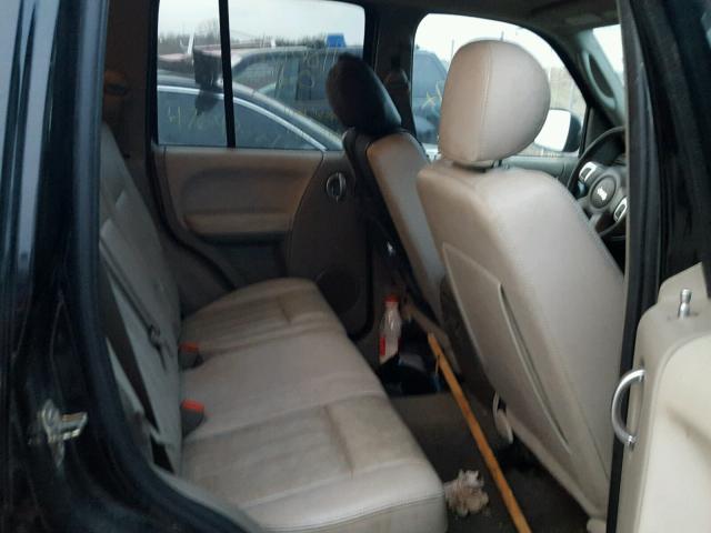 1J4GL58555W615533 - 2005 JEEP LIBERTY LI BLACK photo 6