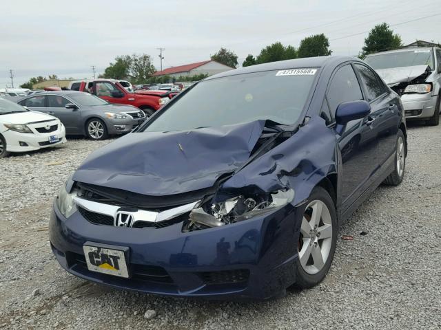 19XFA1F63BE006541 - 2011 HONDA CIVIC LX-S BLUE photo 2