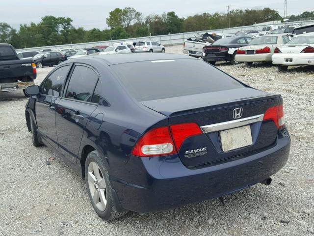 19XFA1F63BE006541 - 2011 HONDA CIVIC LX-S BLUE photo 3