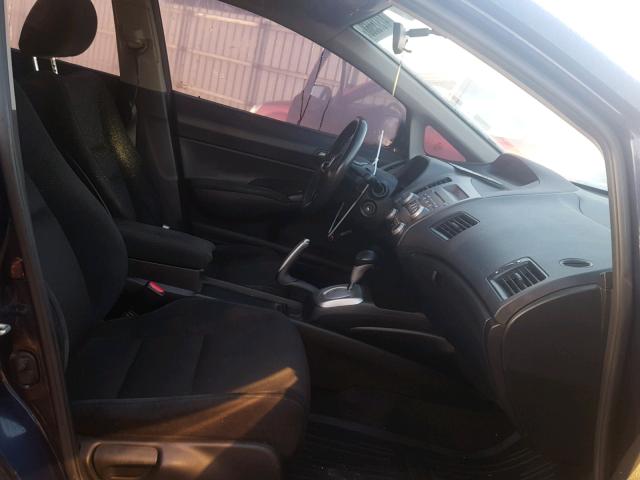 19XFA1F63BE006541 - 2011 HONDA CIVIC LX-S BLUE photo 5