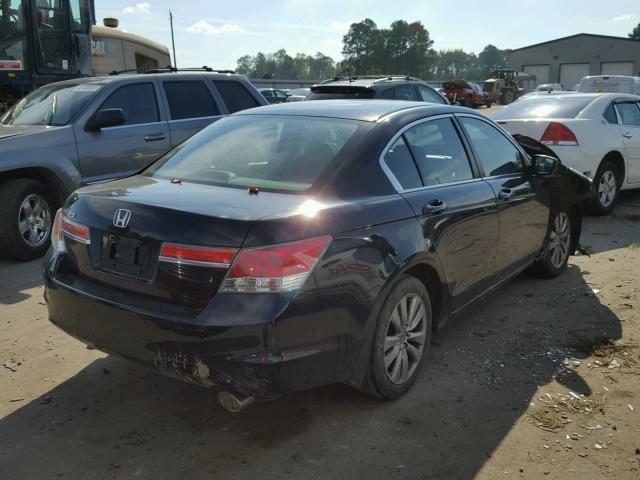 1HGCP2F71CA063083 - 2012 HONDA ACCORD EX BLACK photo 4