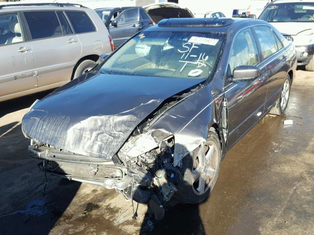 1HGCM65526A007920 - 2006 HONDA ACCORD EX CHARCOAL photo 2