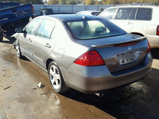 1HGCM65526A007920 - 2006 HONDA ACCORD EX CHARCOAL photo 3