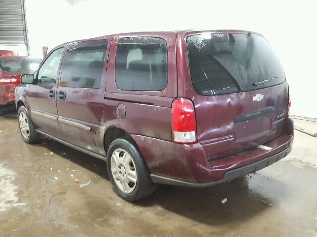 1GNDV23W18D122697 - 2008 CHEVROLET UPLANDER L 栗色 照片 3