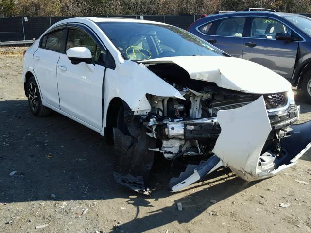 2HGFB2F82EH529709 - 2014 HONDA CIVIC EX WHITE photo 1