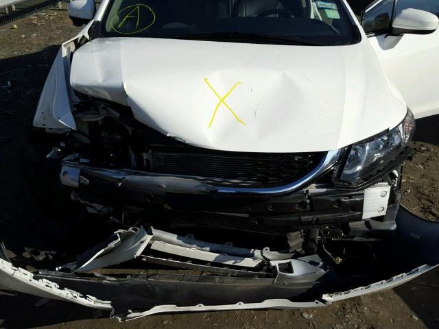 2HGFB2F82EH529709 - 2014 HONDA CIVIC EX WHITE photo 7