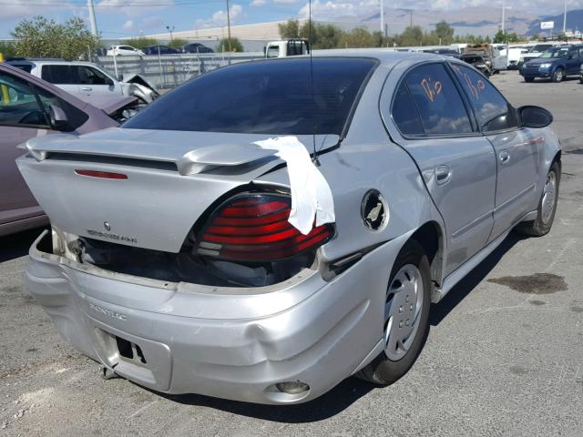 1G2NE52E65M204657 - 2005 PONTIAC GRAND AM S ვერცხლისფერი ფოტო 4