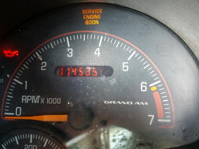 1G2NE52E65M204657 - 2005 PONTIAC GRAND AM S ვერცხლისფერი ფოტო 8