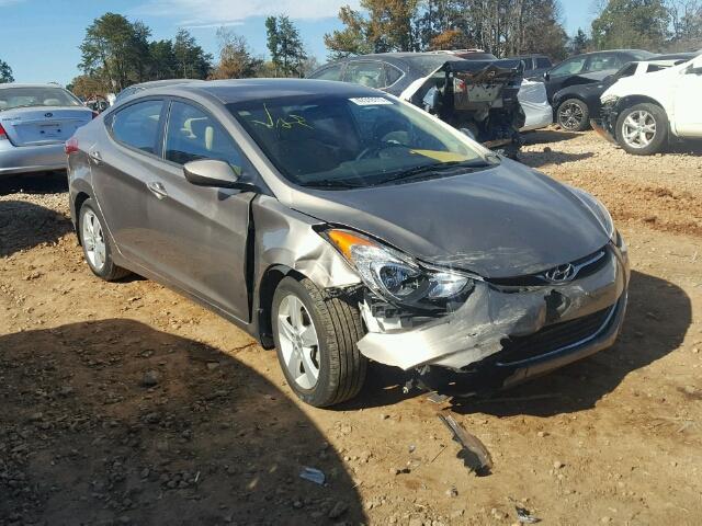 5NPDH4AEXDH425455 - 2013 HYUNDAI ELANTRA GL GRAY photo 1