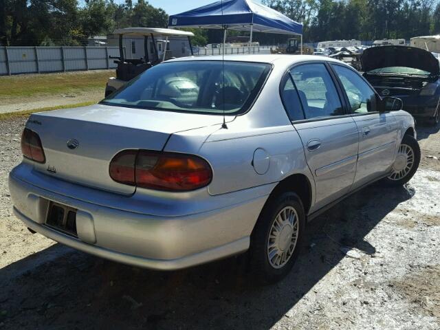 1G1ND52J43M699636 - 2003 CHEVROLET MALIBU SILVER photo 4