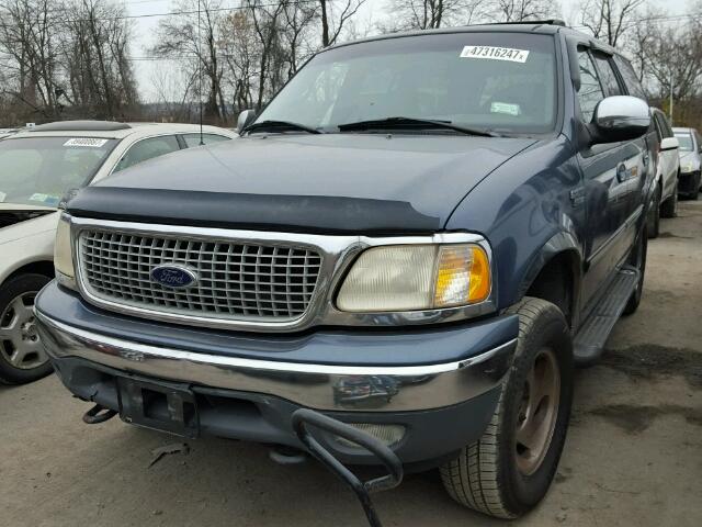 1FMRU1866XLA26892 - 1999 FORD EXPEDITION BLUE photo 2