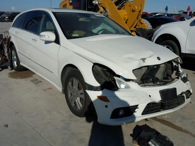 4JGCB22E88A076563 - 2008 MERCEDES-BENZ R 320 CDI WHITE photo 1