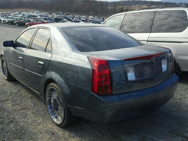 1G6DM577740191219 - 2004 CADILLAC CTS BLUE photo 3