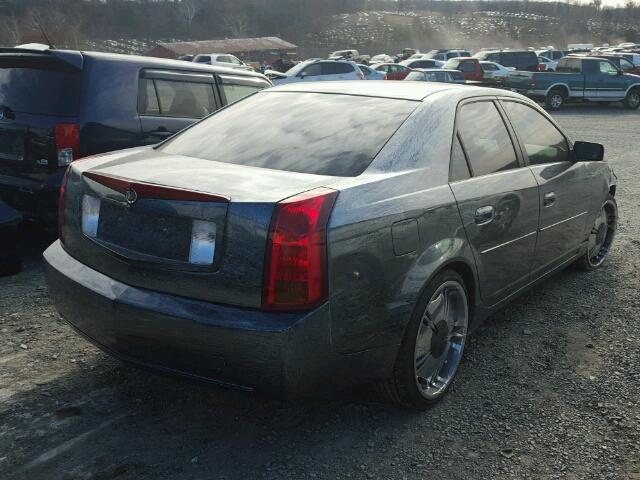 1G6DM577740191219 - 2004 CADILLAC CTS BLUE photo 4