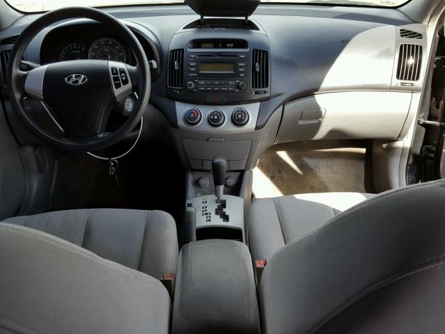 KMHDU46D97U136200 - 2007 HYUNDAI ELANTRA GL BLACK photo 9