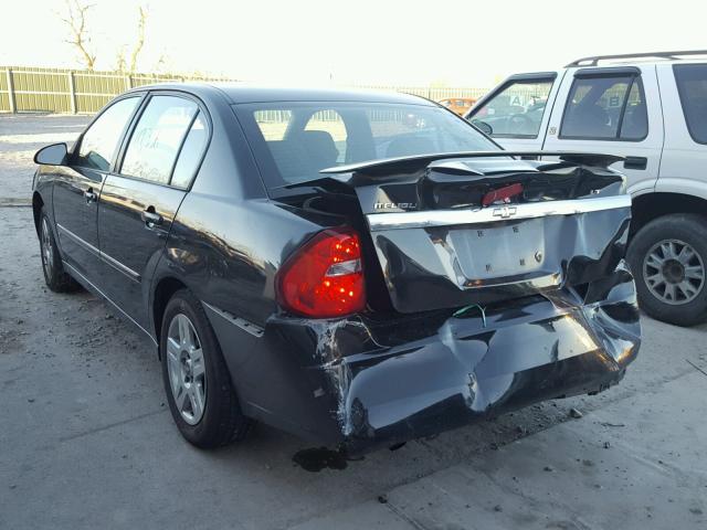 1G1ZT51F76F187962 - 2006 CHEVROLET MALIBU LT BLACK photo 3