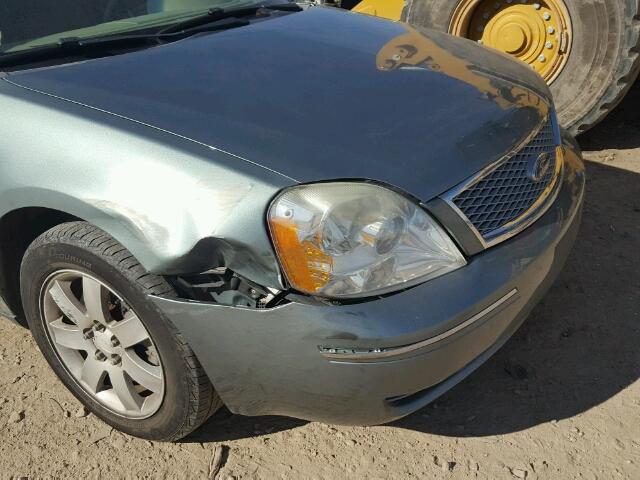 1FAHP24197G156882 - 2007 FORD FIVE HUNDR GREEN photo 9