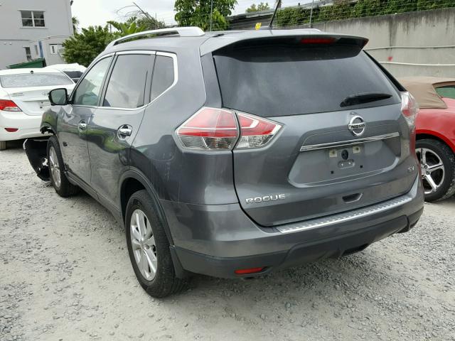 5N1AT2MT4FC754095 - 2015 NISSAN ROGUE S GRAY photo 3