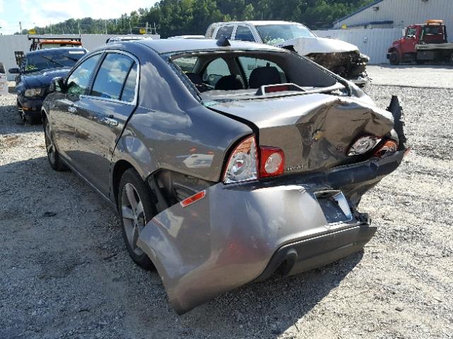 1G1ZC5EU5CF280726 - 2012 CHEVROLET MALIBU 1LT BROWN photo 3