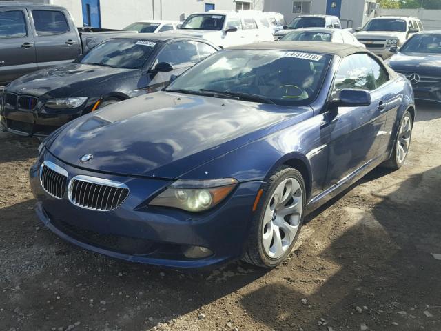 WBAEK73445B326870 - 2005 BMW 645 CI AUT BLUE photo 2