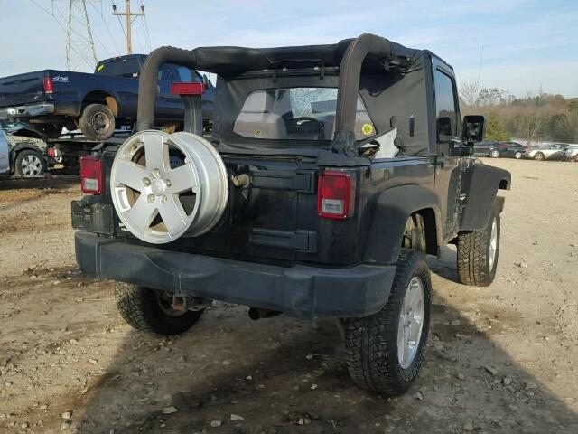 1J4FA54127L179426 - 2007 JEEP WRANGLER S 黑色 照片 4
