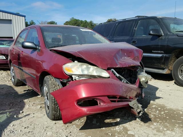 2T1BR32E15C442369 - 2005 TOYOTA COROLLA CE RED photo 1