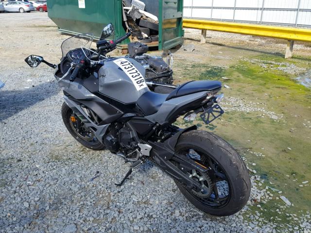 JKAEXEK16JDA11869 - 2018 KAWASAKI EX650 F GRAY photo 4