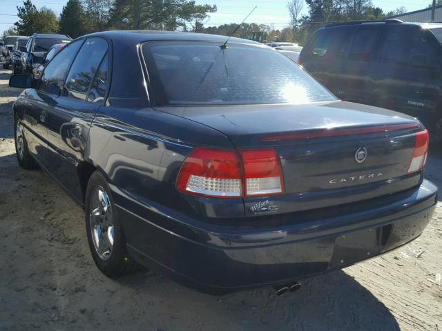 W06VR54R21R001277 - 2001 CADILLAC CATERA BAS BLUE photo 3