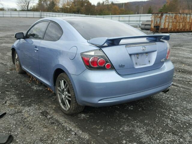 JTKDE3B77A0319890 - 2010 TOYOTA SCION TC BLUE photo 3