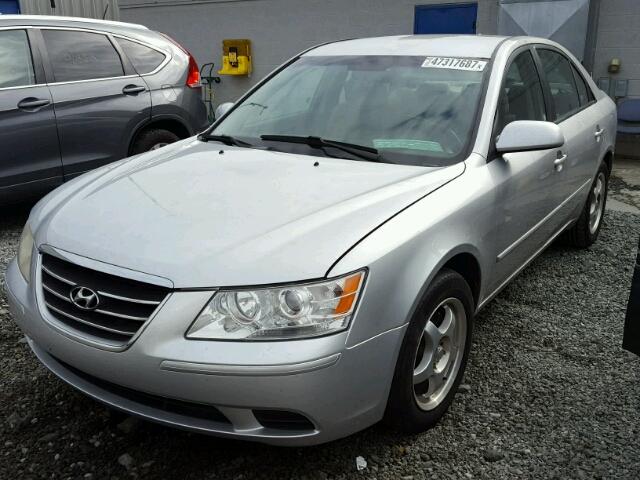 5NPET46C39H544773 - 2009 HYUNDAI SONATA GLS SILVER photo 2