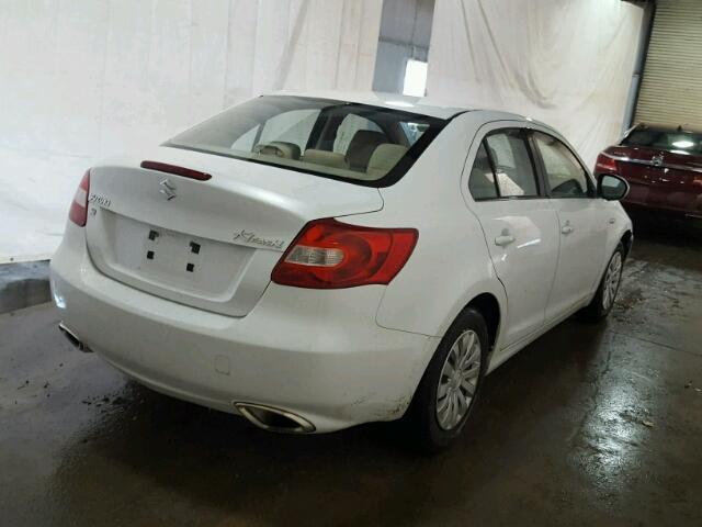 JS2RE9A19C6100089 - 2012 SUZUKI KIZASHI S WHITE photo 4