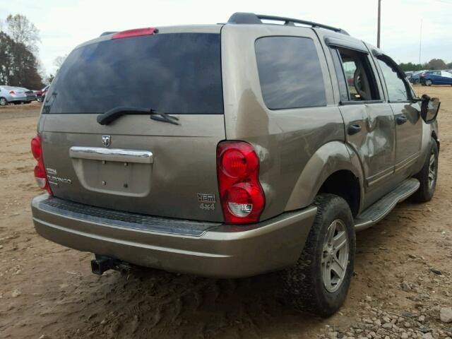 1D4HB58D25F597242 - 2005 DODGE DURANGO LI TAN photo 4