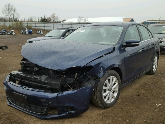 3VWDP7AJ1DM445103 - 2013 VOLKSWAGEN JETTA SE Mavi foto 2