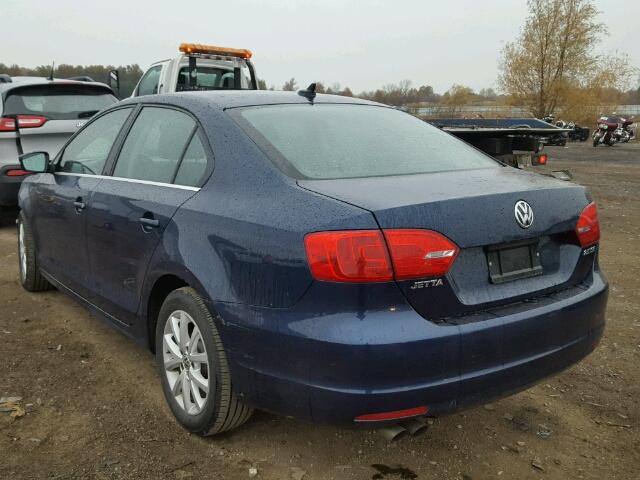 3VWDP7AJ1DM445103 - 2013 VOLKSWAGEN JETTA SE Mavi foto 3