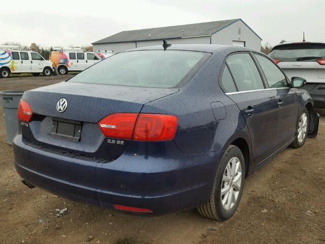 3VWDP7AJ1DM445103 - 2013 VOLKSWAGEN JETTA SE Mavi foto 4
