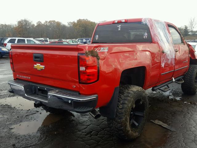 1GCVKREC9EZ246071 - 2014 CHEVROLET SILVERADO RED photo 4