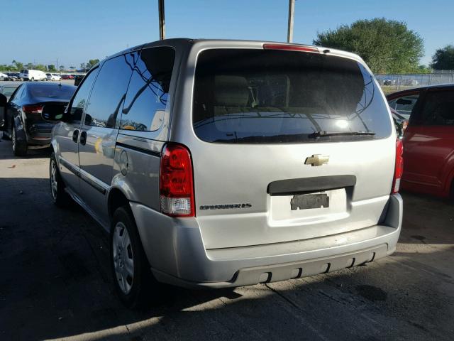 1GNDU231X7D158930 - 2007 CHEVROLET UPLANDER L SILVER photo 3