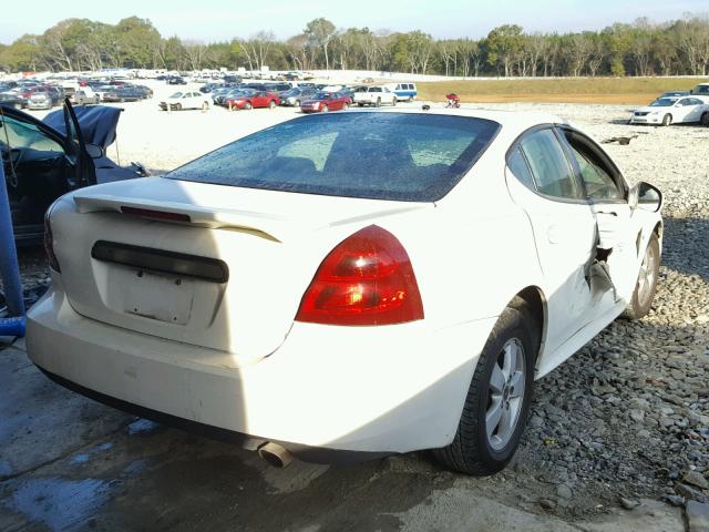 2G2WP552961115372 - 2006 PONTIAC GRAND PRIX WHITE photo 4