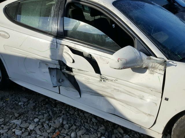 2G2WP552961115372 - 2006 PONTIAC GRAND PRIX WHITE photo 9