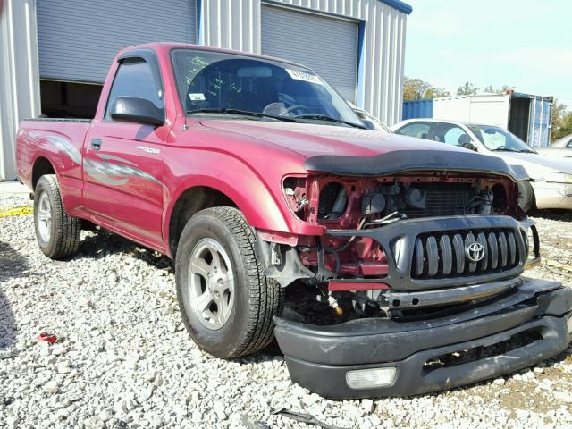 5TENL42N31Z780655 - 2001 TOYOTA TACOMA RED photo 1