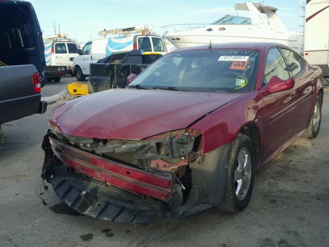 2G2WP522751336424 - 2005 PONTIAC GRAND PRIX RED photo 2