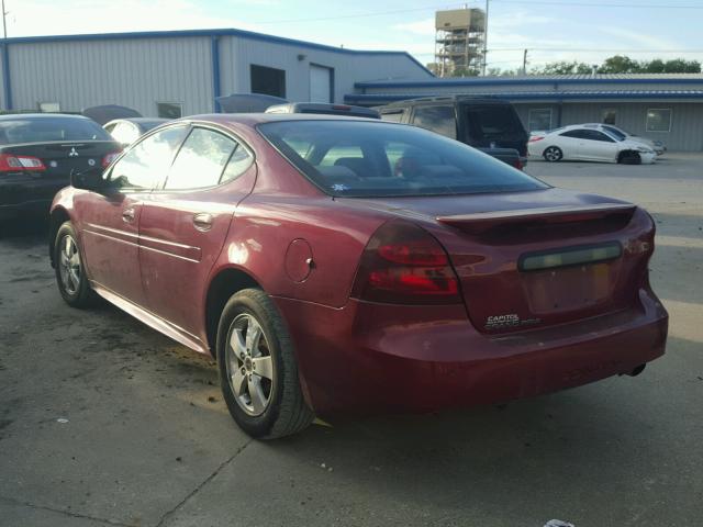 2G2WP522751336424 - 2005 PONTIAC GRAND PRIX RED photo 3