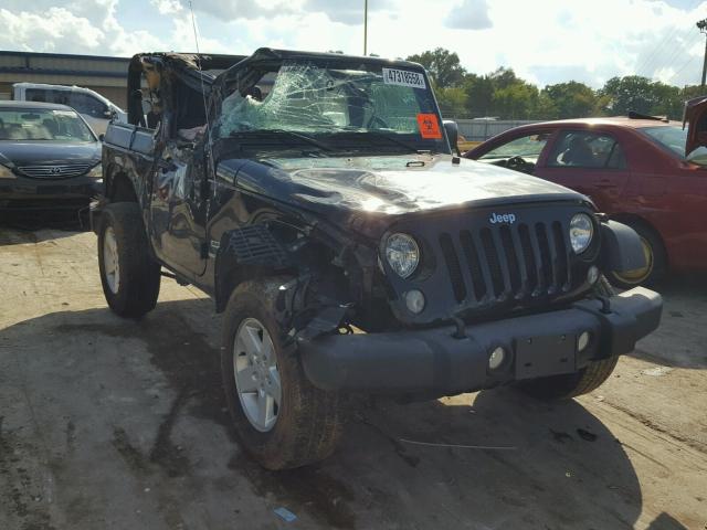 1C4GJWAGXGL238070 - 2016 JEEP WRANGLER S შავი ფოტო 1