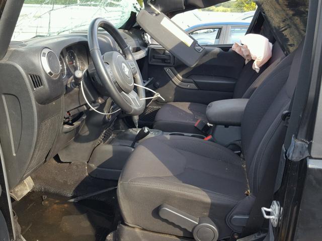 1C4GJWAGXGL238070 - 2016 JEEP WRANGLER S შავი ფოტო 5