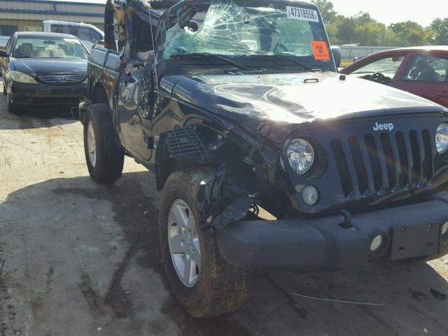 1C4GJWAGXGL238070 - 2016 JEEP WRANGLER S შავი ფოტო 9