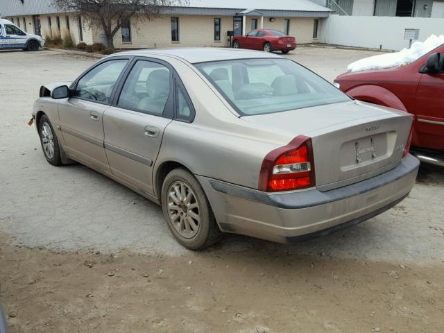 YV1TS94D011213531 - 2001 VOLVO S80 TAN photo 3