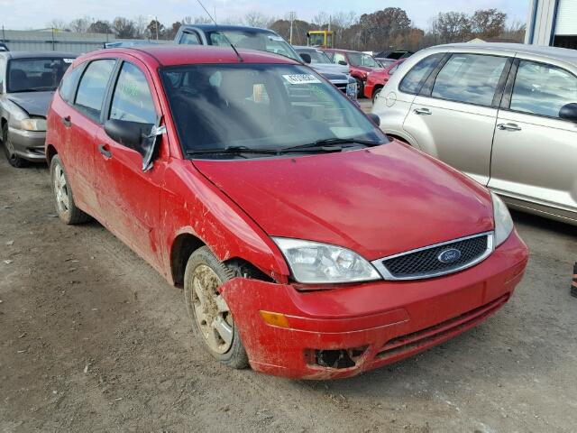 1FAHP37N17W327506 - 2007 FORD FOCUS ZX5 RED photo 1