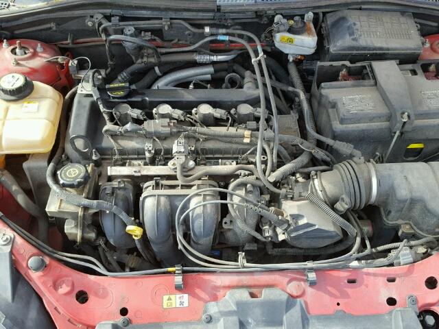 1FAHP37N17W327506 - 2007 FORD FOCUS ZX5 RED photo 7