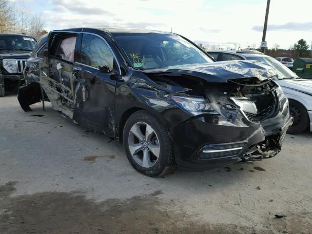 5FRYD4H21EB033343 - 2014 ACURA MDX BLACK photo 9