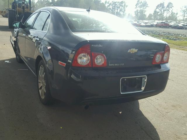 1G1ZE5E19BF268819 - 2011 CHEVROLET MALIBU LTZ 黑色 照片 3